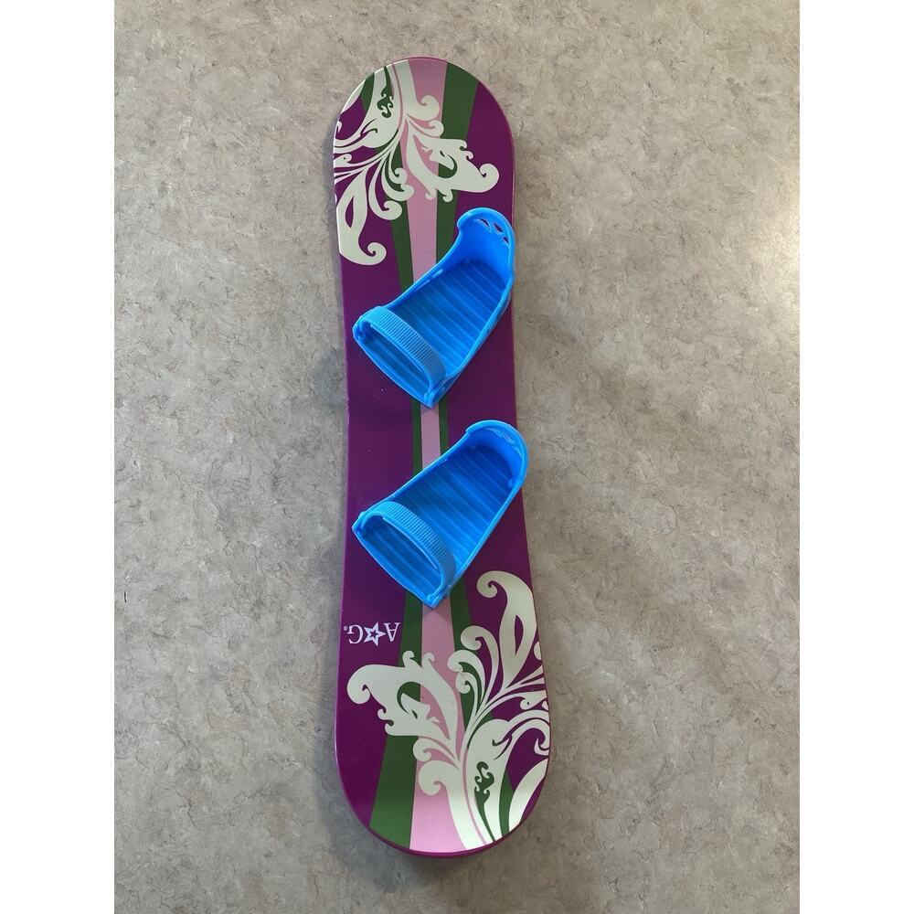 American Girl Doll Snowboard 14" Nice Winter Sports Accessory Standard